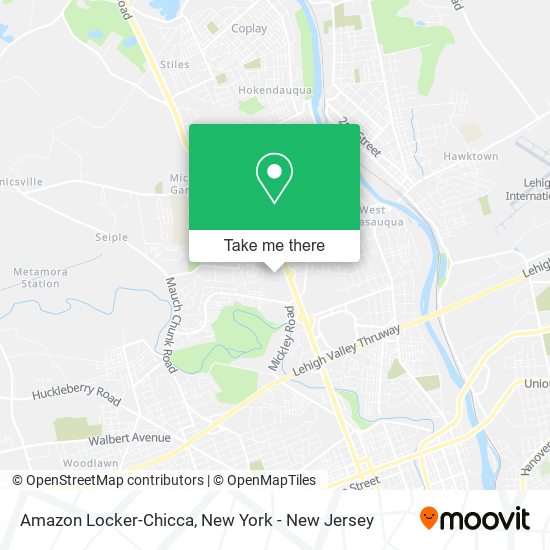 Amazon Locker-Chicca map