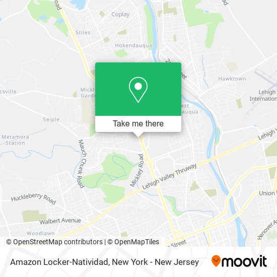 Amazon Locker-Natividad map