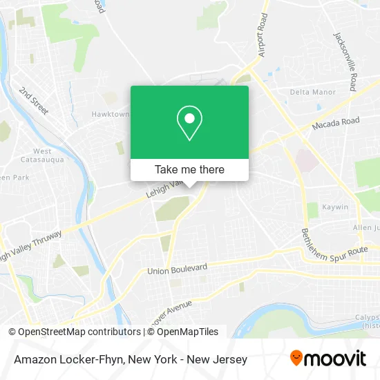 Amazon Locker-Fhyn map