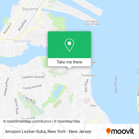 Amazon Locker-Suba map