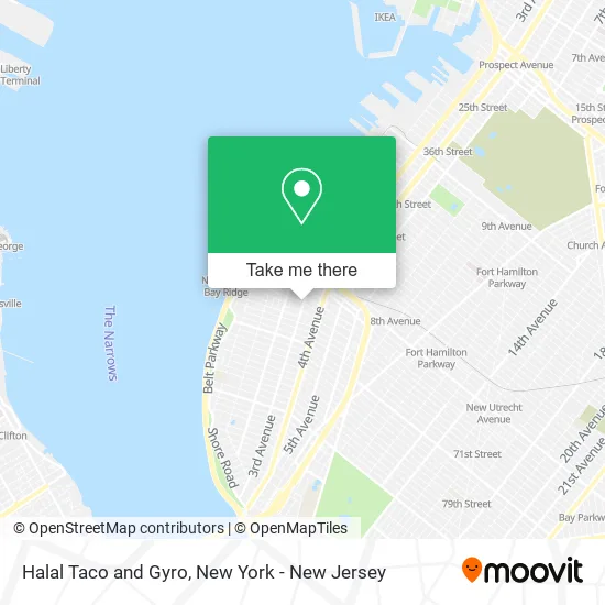 Mapa de Halal Taco and Gyro
