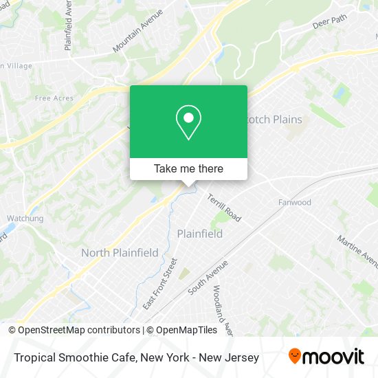 Mapa de Tropical Smoothie Cafe