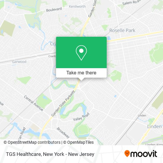 TGS Healthcare map