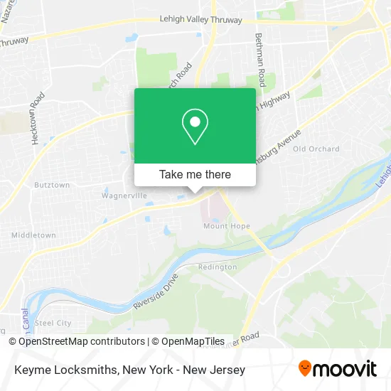 Keyme Locksmiths map