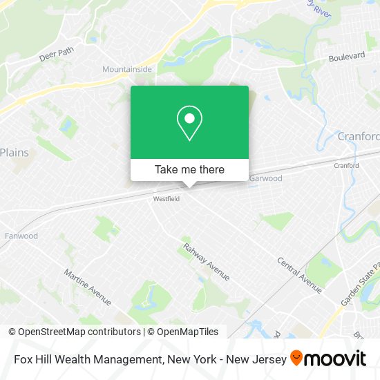 Fox Hill Wealth Management map