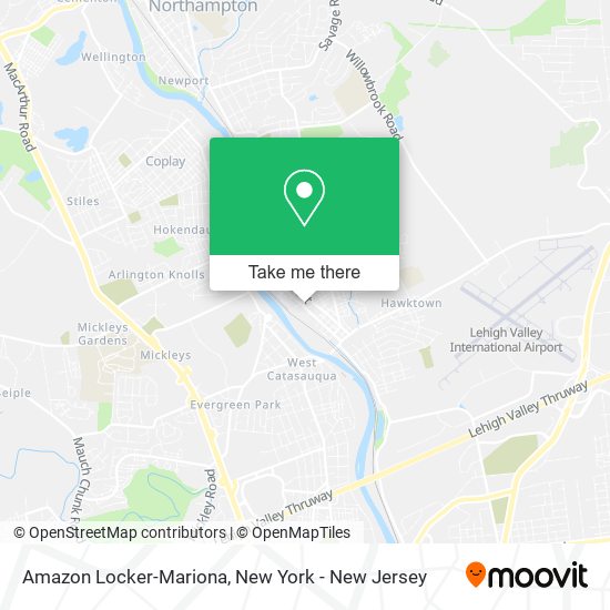 Amazon Locker-Mariona map