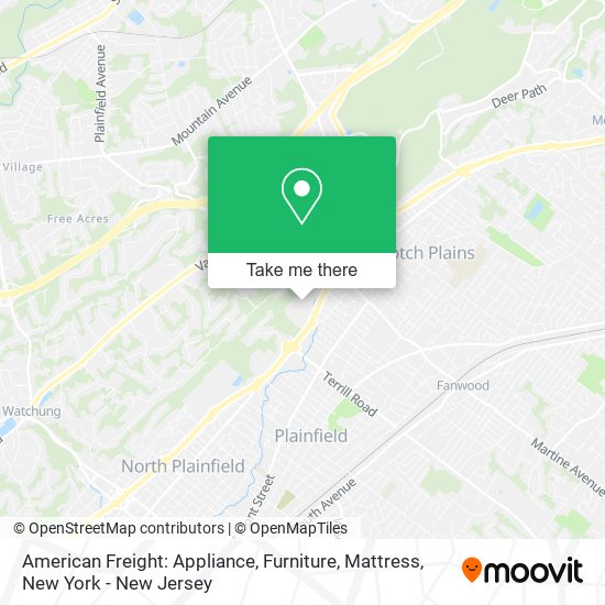 American Freight: Appliance, Furniture, Mattress map