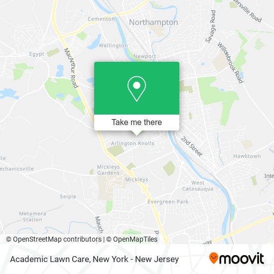 Academic Lawn Care map