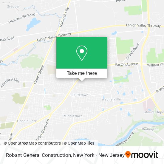 Mapa de Robant General Construction