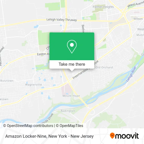 Amazon Locker-Nine map