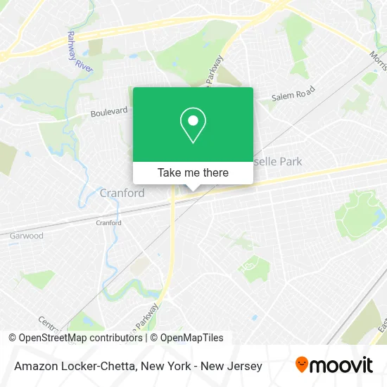 Amazon Locker-Chetta map