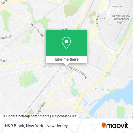 H&R Block map