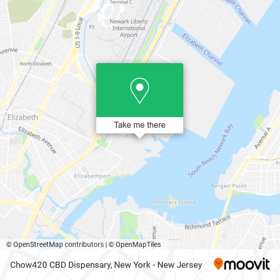 Chow420 CBD Dispensary map
