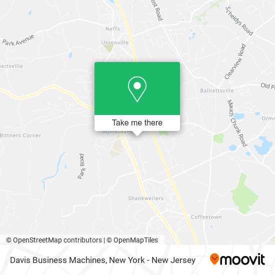 Mapa de Davis Business Machines