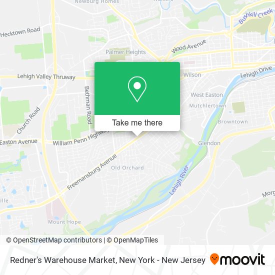 Redner's Warehouse Market map