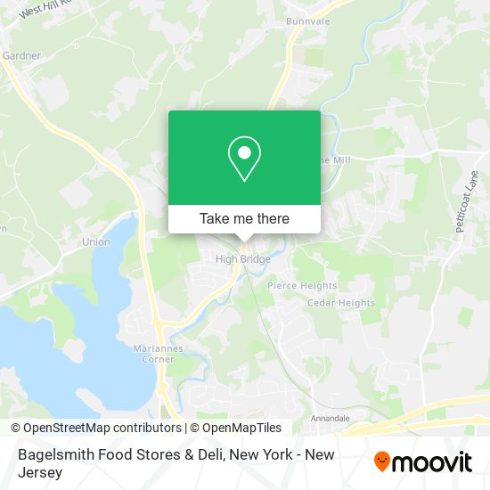 Mapa de Bagelsmith Food Stores & Deli