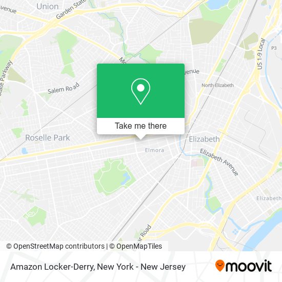Amazon Locker-Derry map