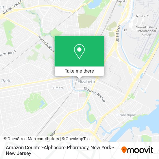 Amazon Counter-Alphacare Pharmacy map