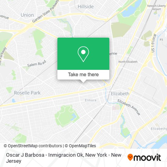 Mapa de Oscar J Barbosa - Inmigracion Ok