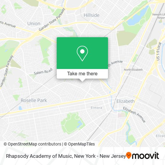 Mapa de Rhapsody Academy of Music