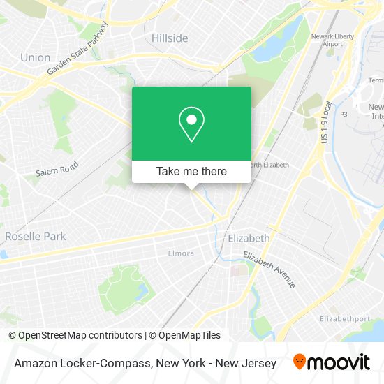 Amazon Locker-Compass map