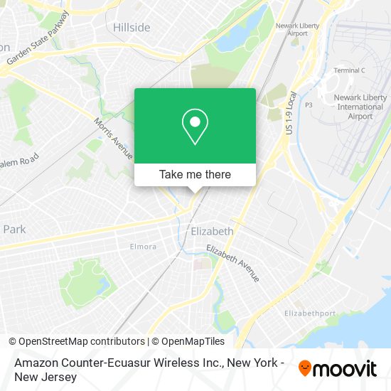 Amazon Counter-Ecuasur Wireless Inc. map