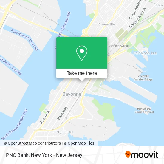 PNC Bank map