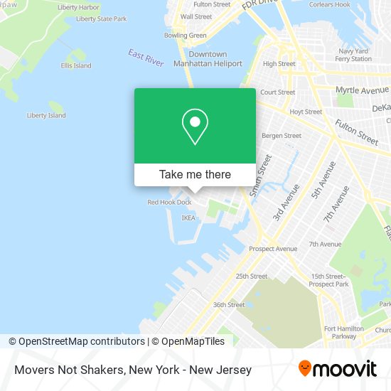 Mapa de Movers Not Shakers