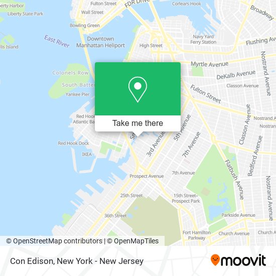 Con Edison map