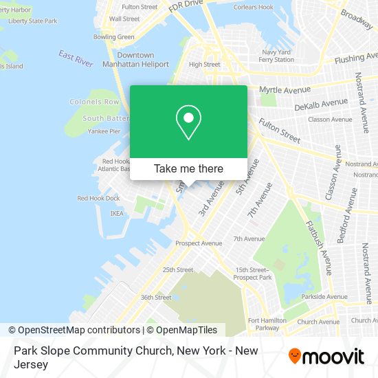 Mapa de Park Slope Community Church