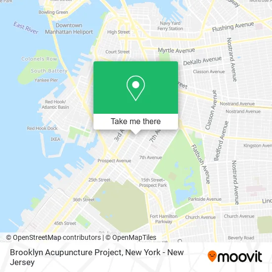 Brooklyn Acupuncture Project map