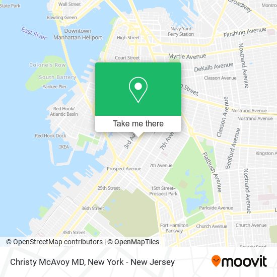 Christy McAvoy MD map