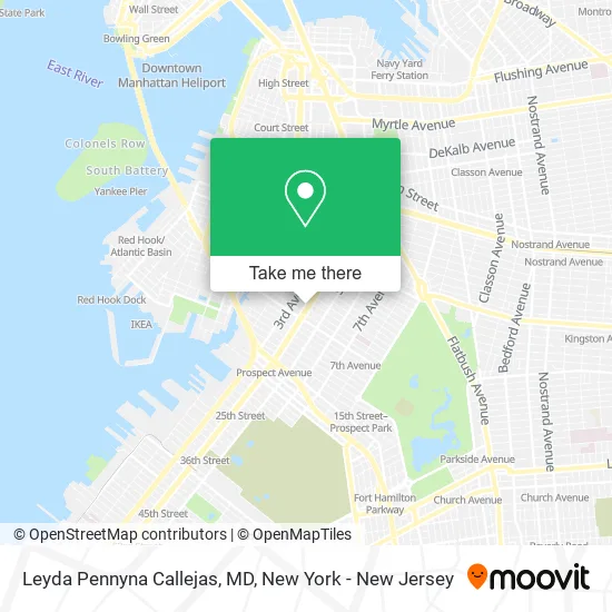 Leyda Pennyna Callejas, MD map