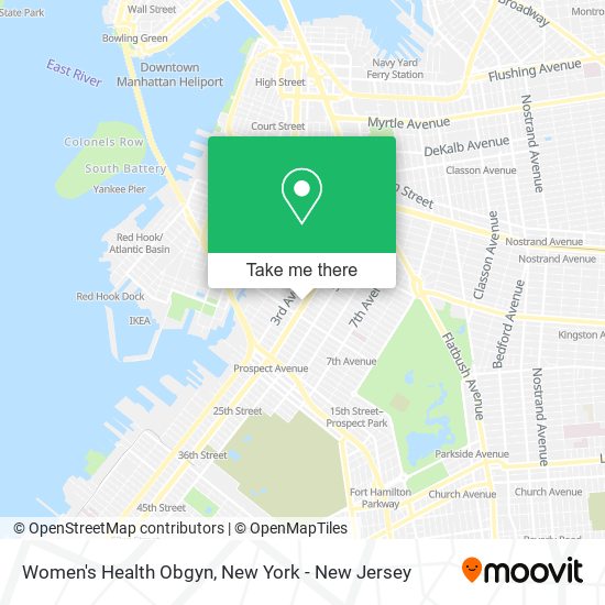 Women's Health Obgyn map