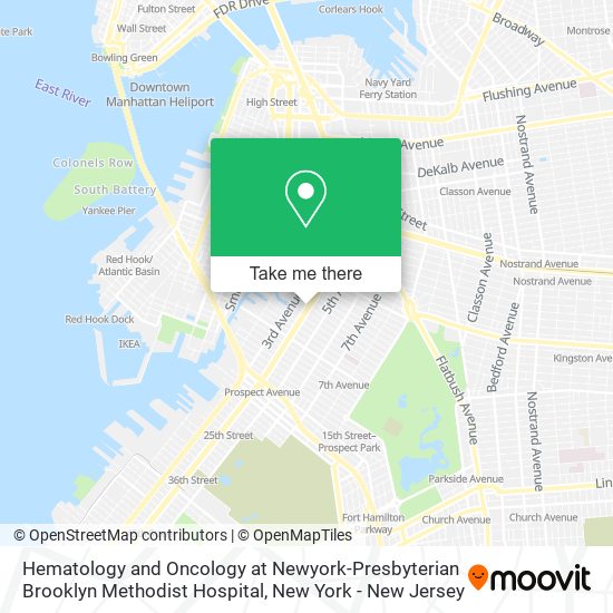 Hematology and Oncology at Newyork-Presbyterian Brooklyn Methodist Hospital map