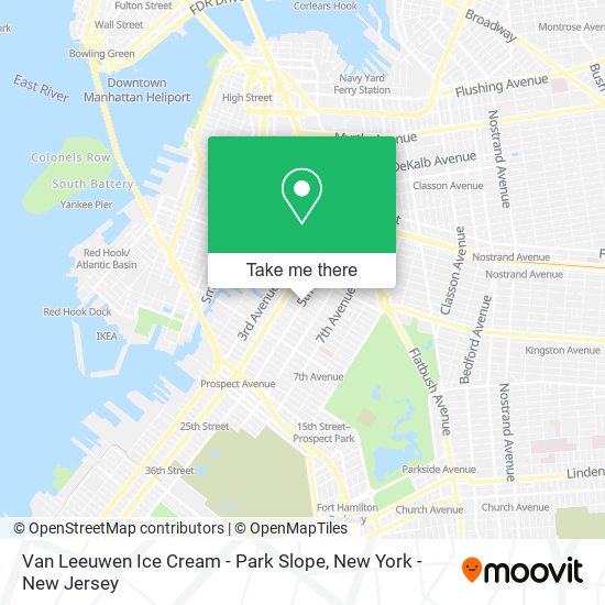 Van Leeuwen Ice Cream - Park Slope map