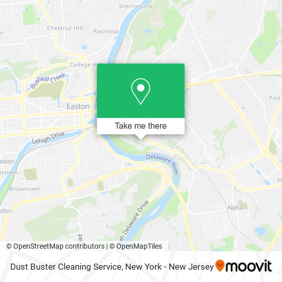 Dust Buster Cleaning Service map