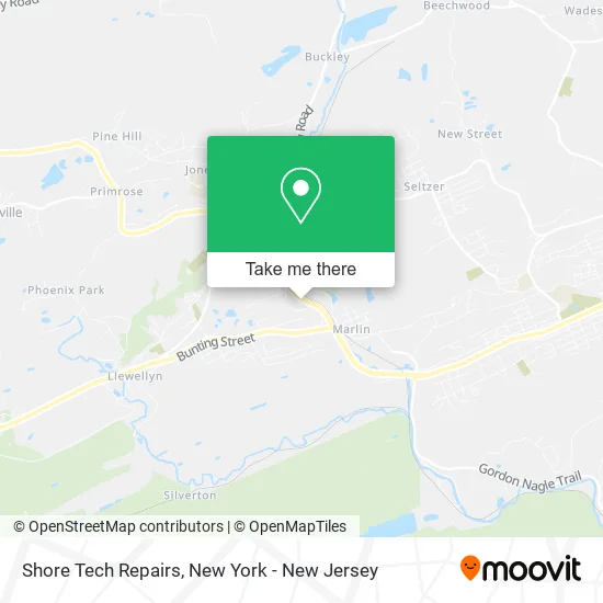 Shore Tech Repairs map