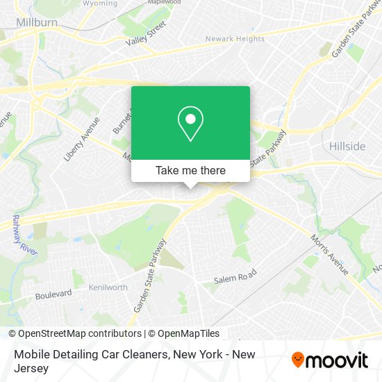 Mobile Detailing Car Cleaners map