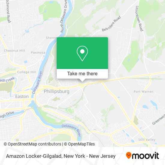 Amazon Locker-Gilgalad map