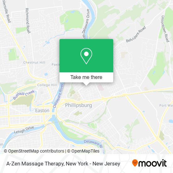 A-Zen Massage Therapy map