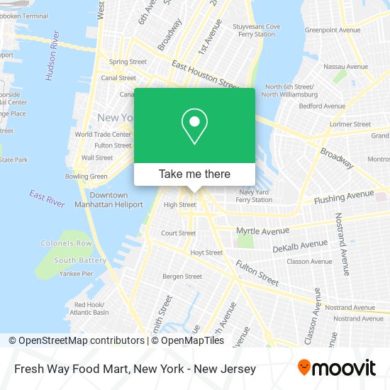 Fresh Way Food Mart map