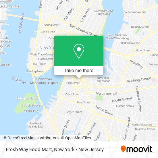 Mapa de Fresh Way Food Mart