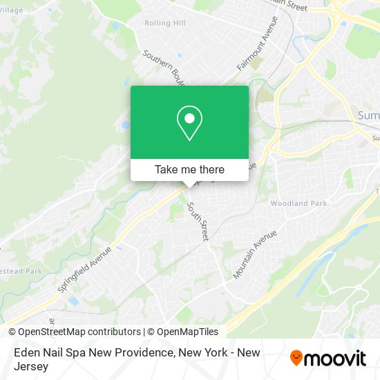 Mapa de Eden Nail Spa New Providence