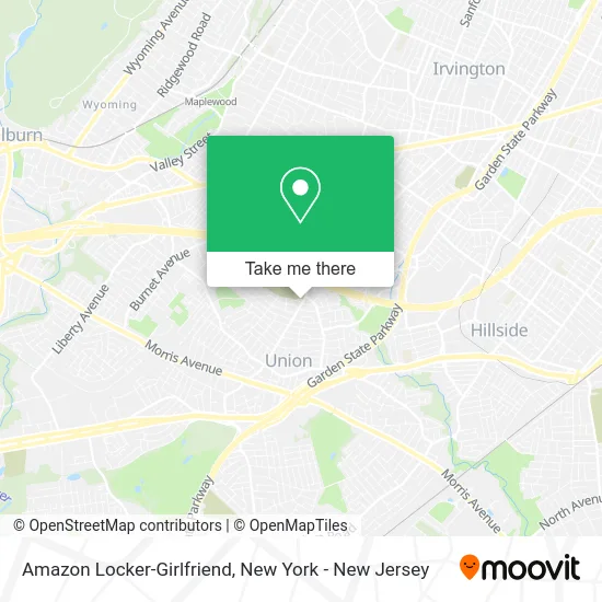 Amazon Locker-Girlfriend map