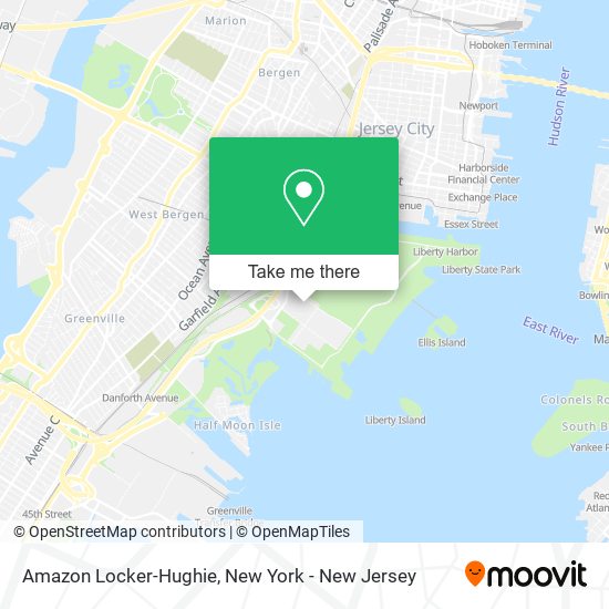 Mapa de Amazon Locker-Hughie