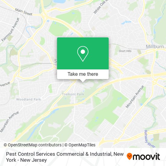 Pest Control Services Commercial & Industrial map