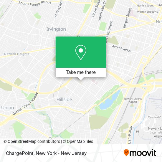 ChargePoint map