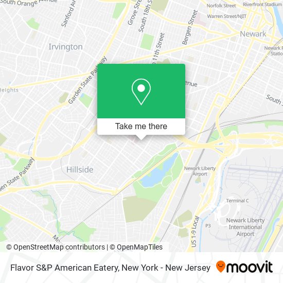 Flavor S&P American Eatery map