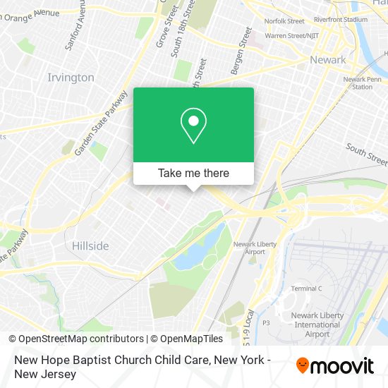 Mapa de New Hope Baptist Church Child Care